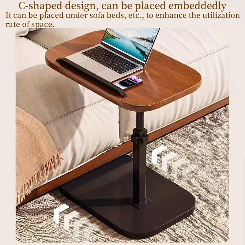 Adjustable Laptop Table (Dark Brown/Black)