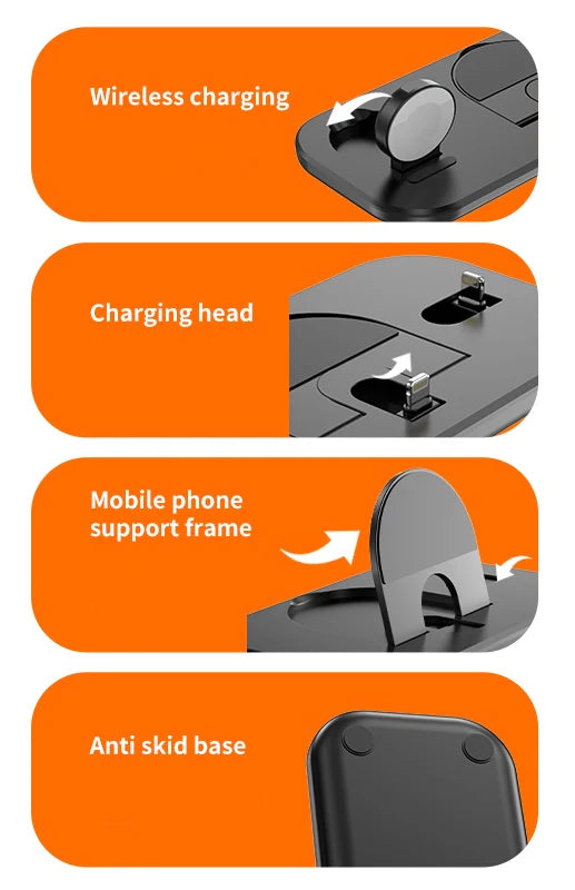 Foldable Wireless Charger Dock