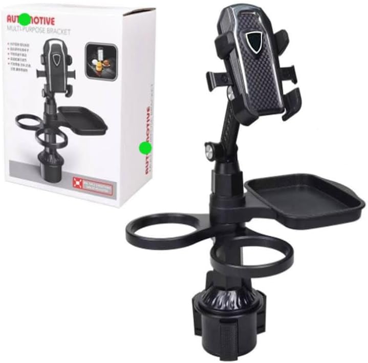 Universal Mobile Phone & Cup Holder: 3 in 1 Adjustable Stand Multifunctional