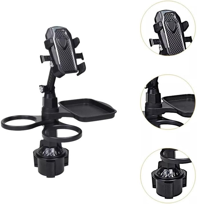 Universal Mobile Phone & Cup Holder: 3 in 1 Adjustable Stand Multifunctional