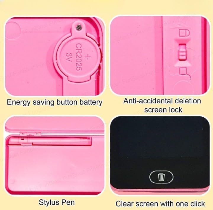 2-in-1 LCD Writing Tablet Pencil Case
