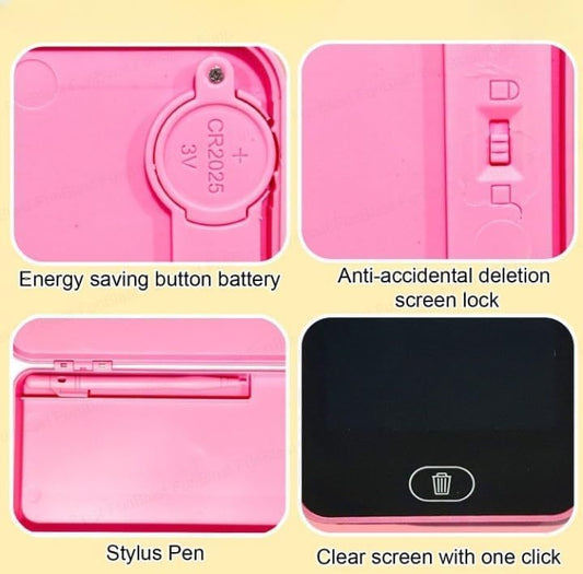 2-in-1 LCD Writing Tablet Pencil Case