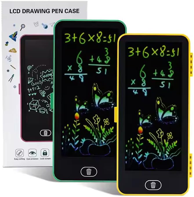 2-in-1 LCD Writing Tablet Pencil Case