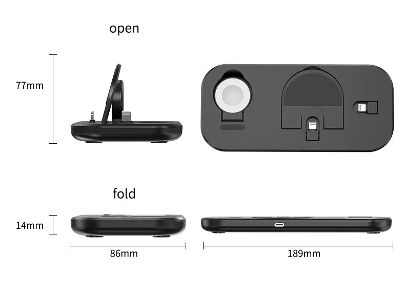 Foldable Wireless Charger Dock