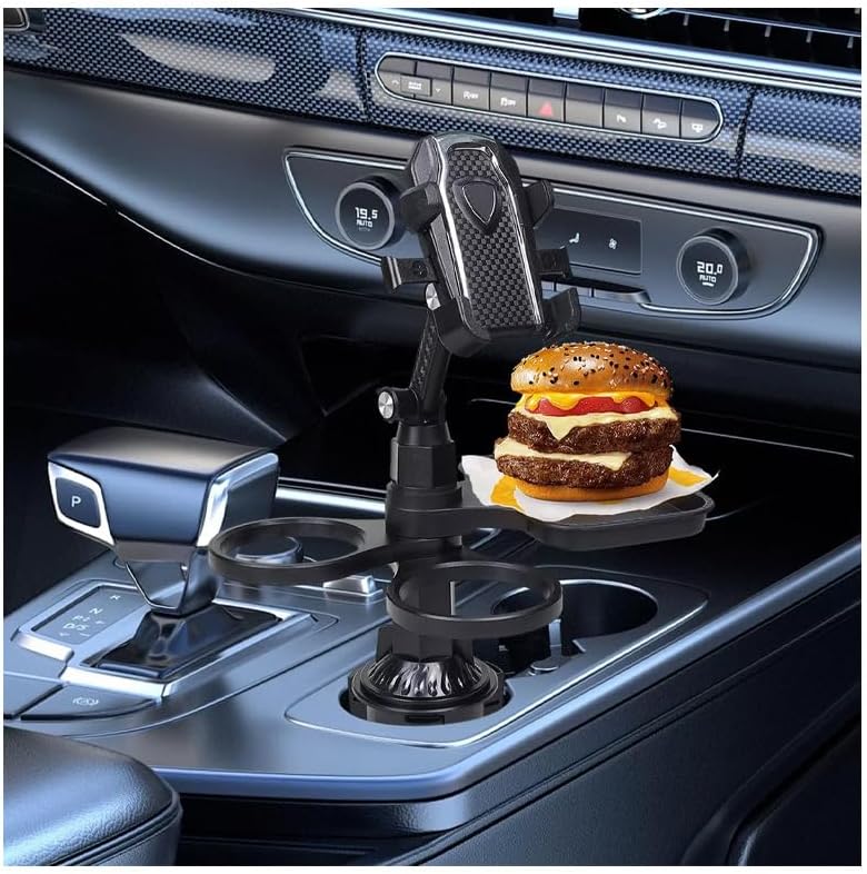 Universal Mobile Phone & Cup Holder: 3 in 1 Adjustable Stand Multifunctional
