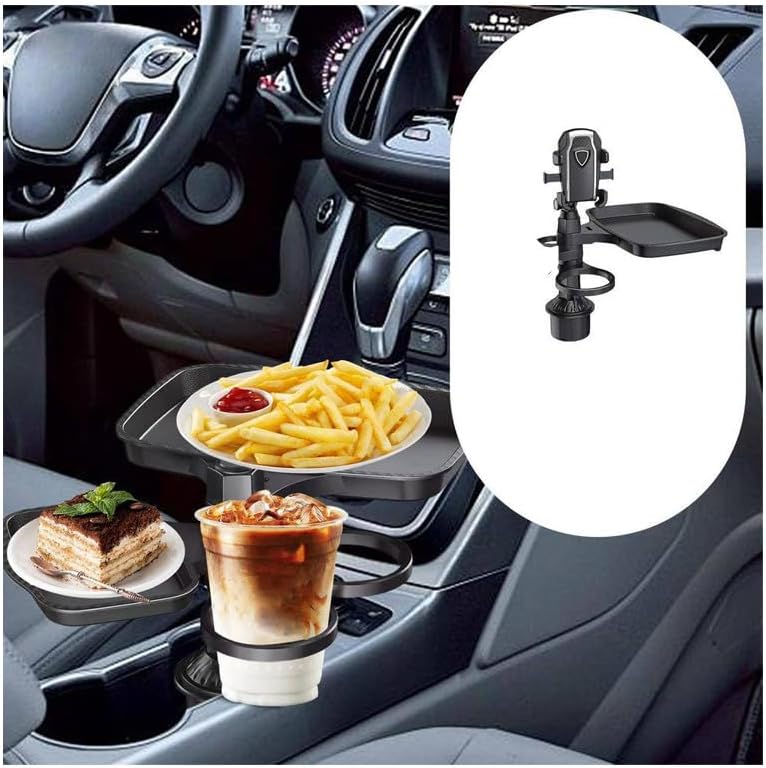 Universal Mobile Phone & Cup Holder: 3 in 1 Adjustable Stand Multifunctional
