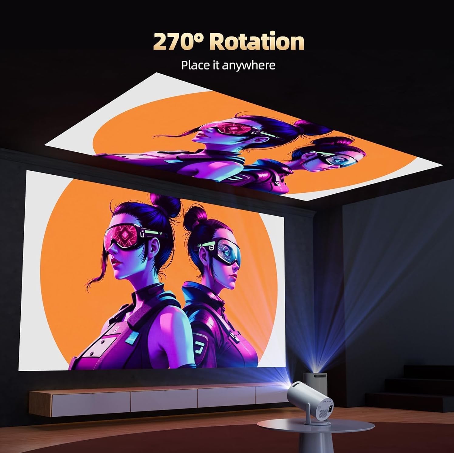 Potable HY300 Ultra HD Projector