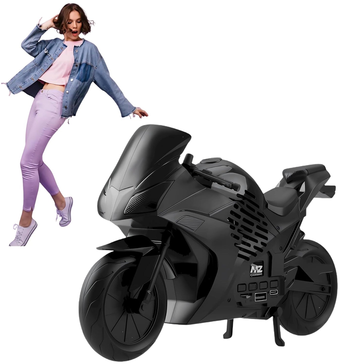 Trendy SuperBike Rechargeable Bluetooth Speaker 5W