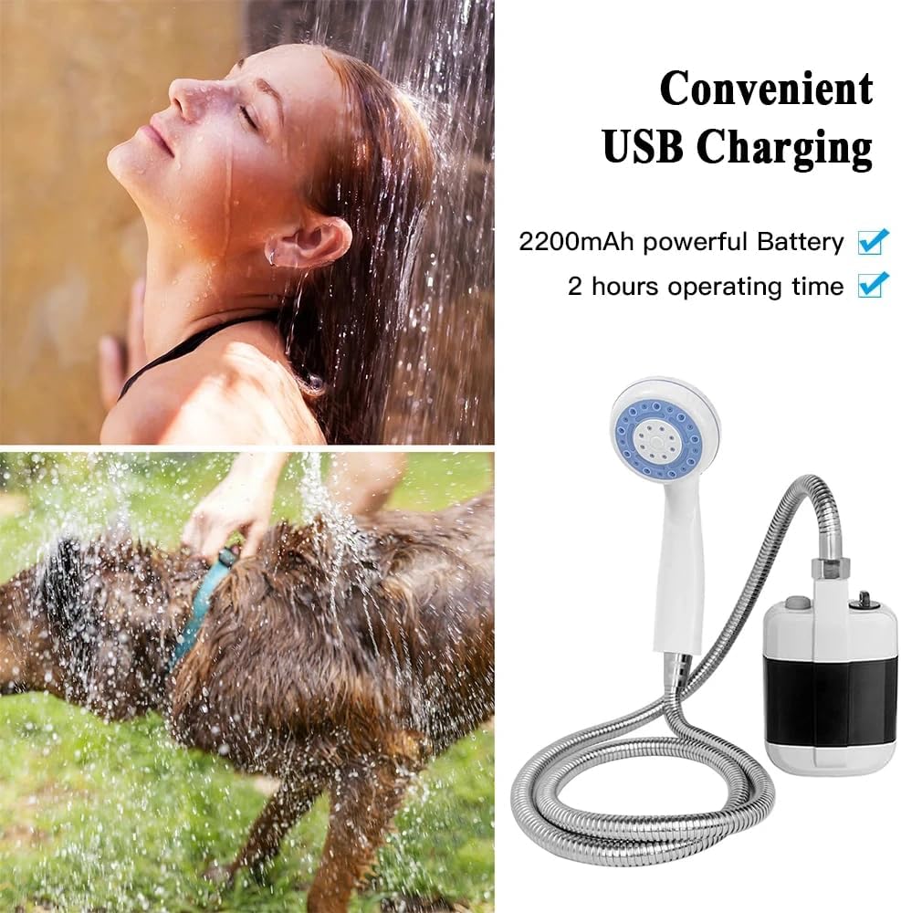 Compact Handheld Outdoor Shower