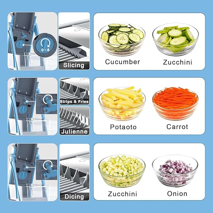 Multifunctional Vegetable Cutter Slicer Dicer