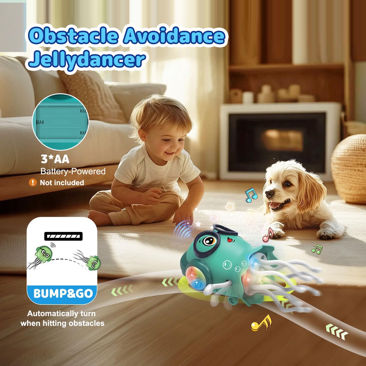 Zonopy Dancing Jellyfish Baby Toy