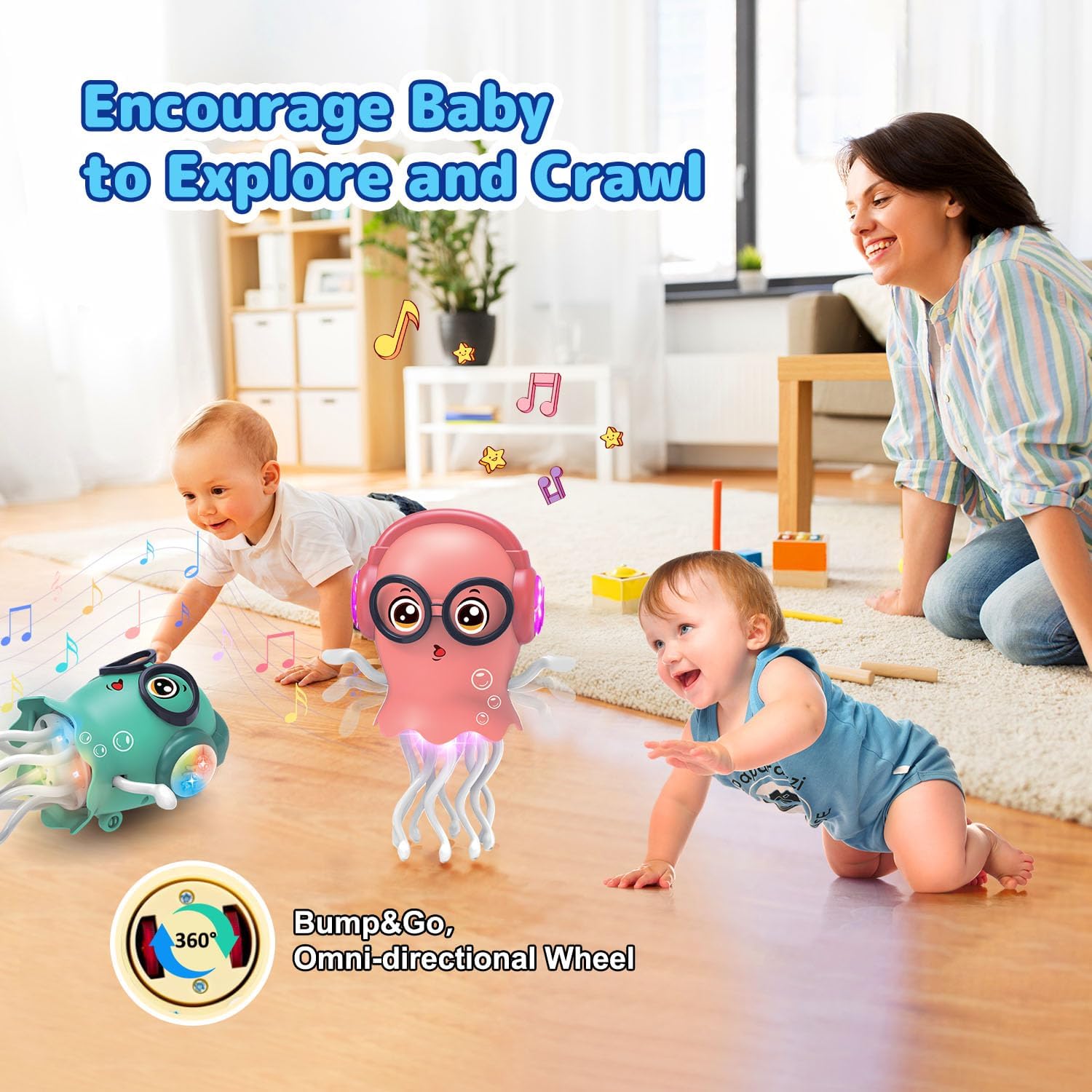 Zonopy Dancing Jellyfish Baby Toy