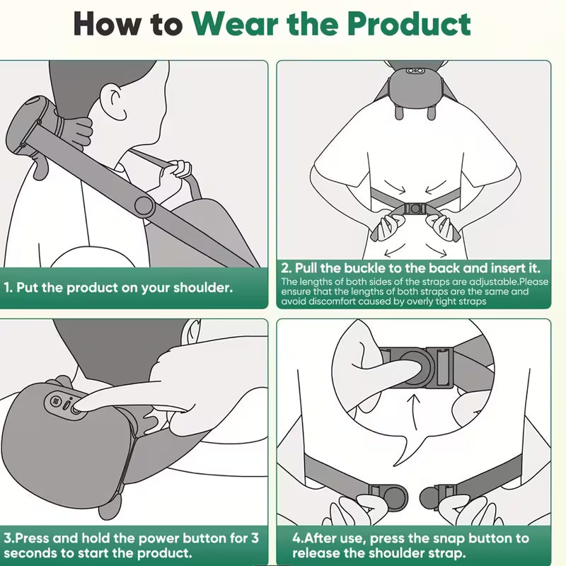 Shoulder & Neck Massager - Your Personal Therapist !