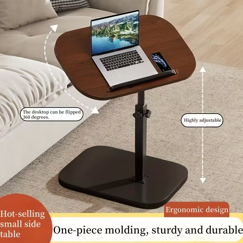 Adjustable Laptop Table (Dark Brown/Black)