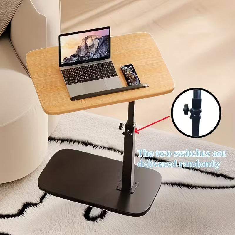Adjustable Laptop Table (Dark Brown/Black)